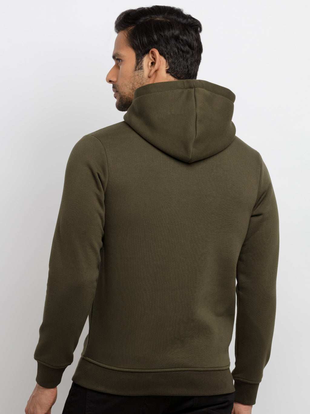 Mens Printed Hooded Sweatshirt