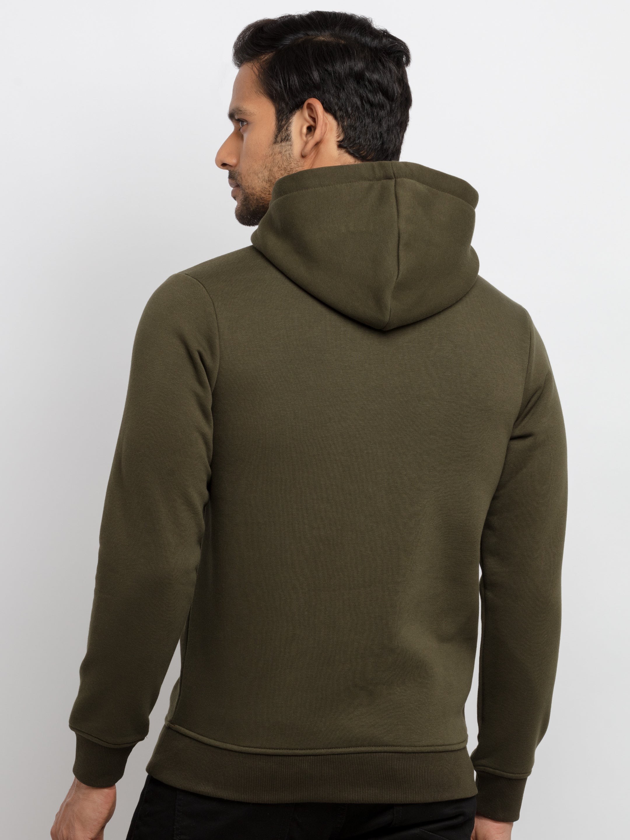 Mens Printed Hooded Sweatshirt