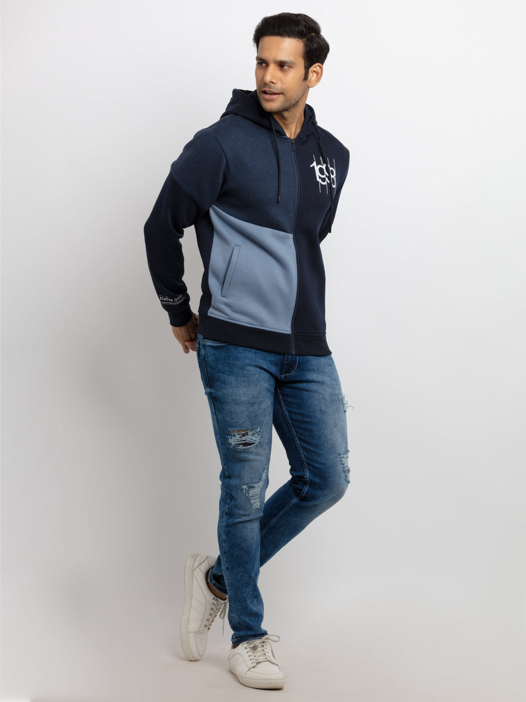 Mens Mix & Match Hooded Sweatshirt