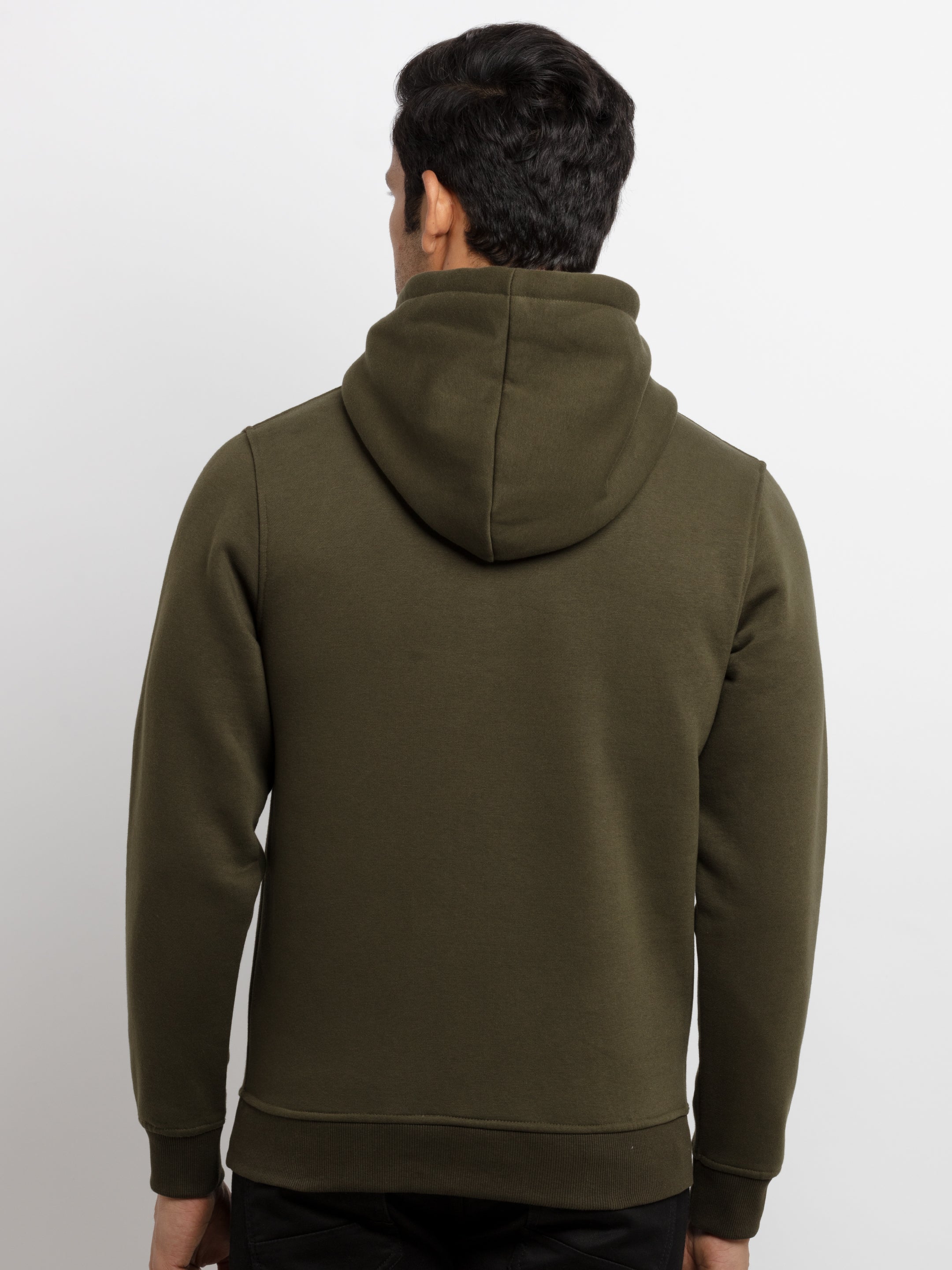 Mens Printed Hooded Sweatshirt