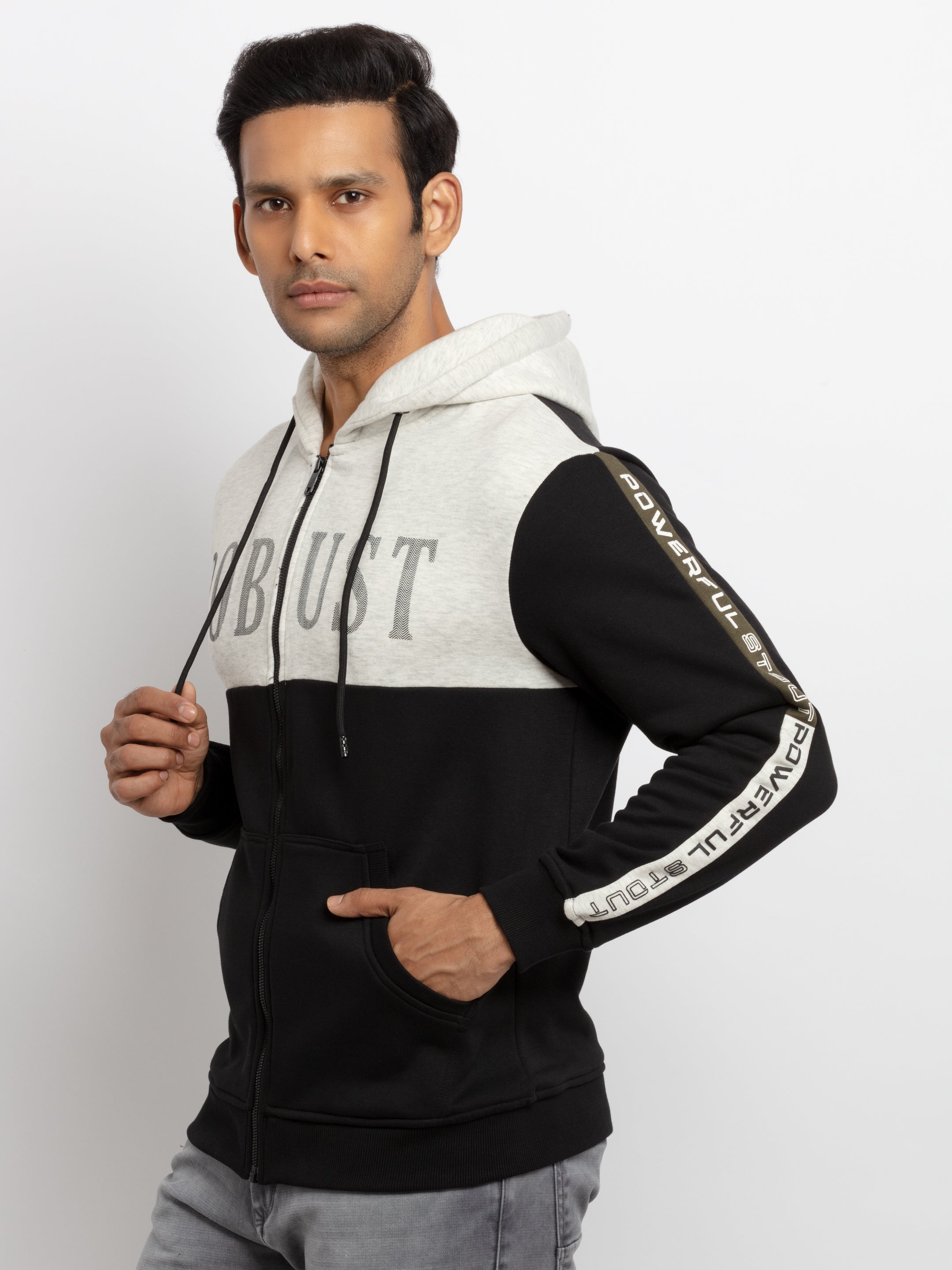 Mens Mix & Match Hooded Sweatshirt