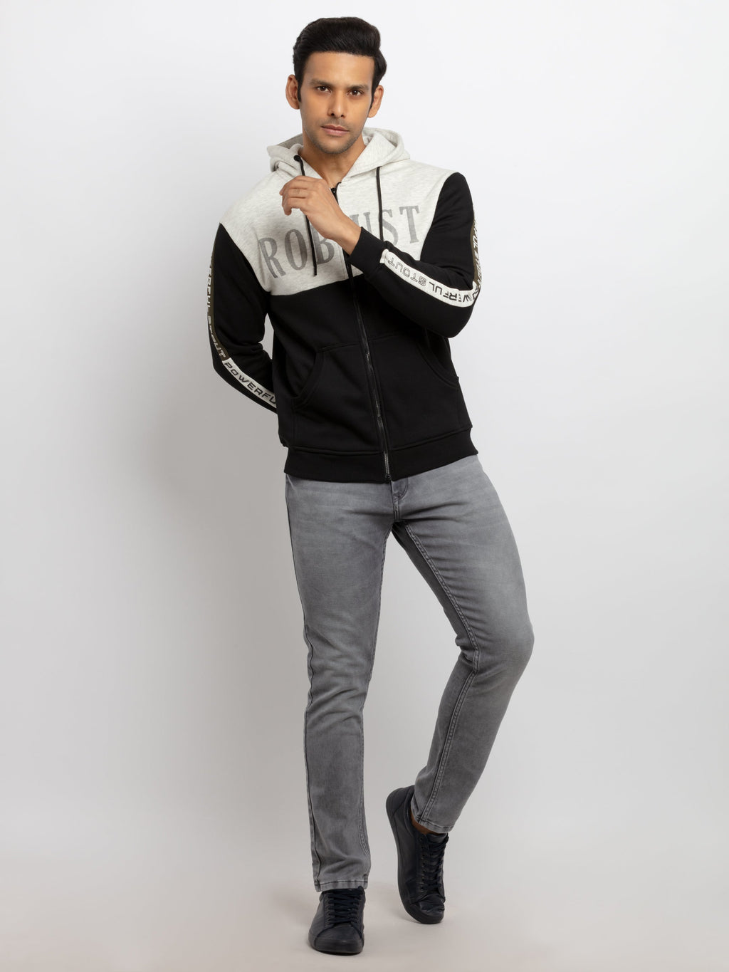 Mens Mix & Match Hooded Sweatshirt