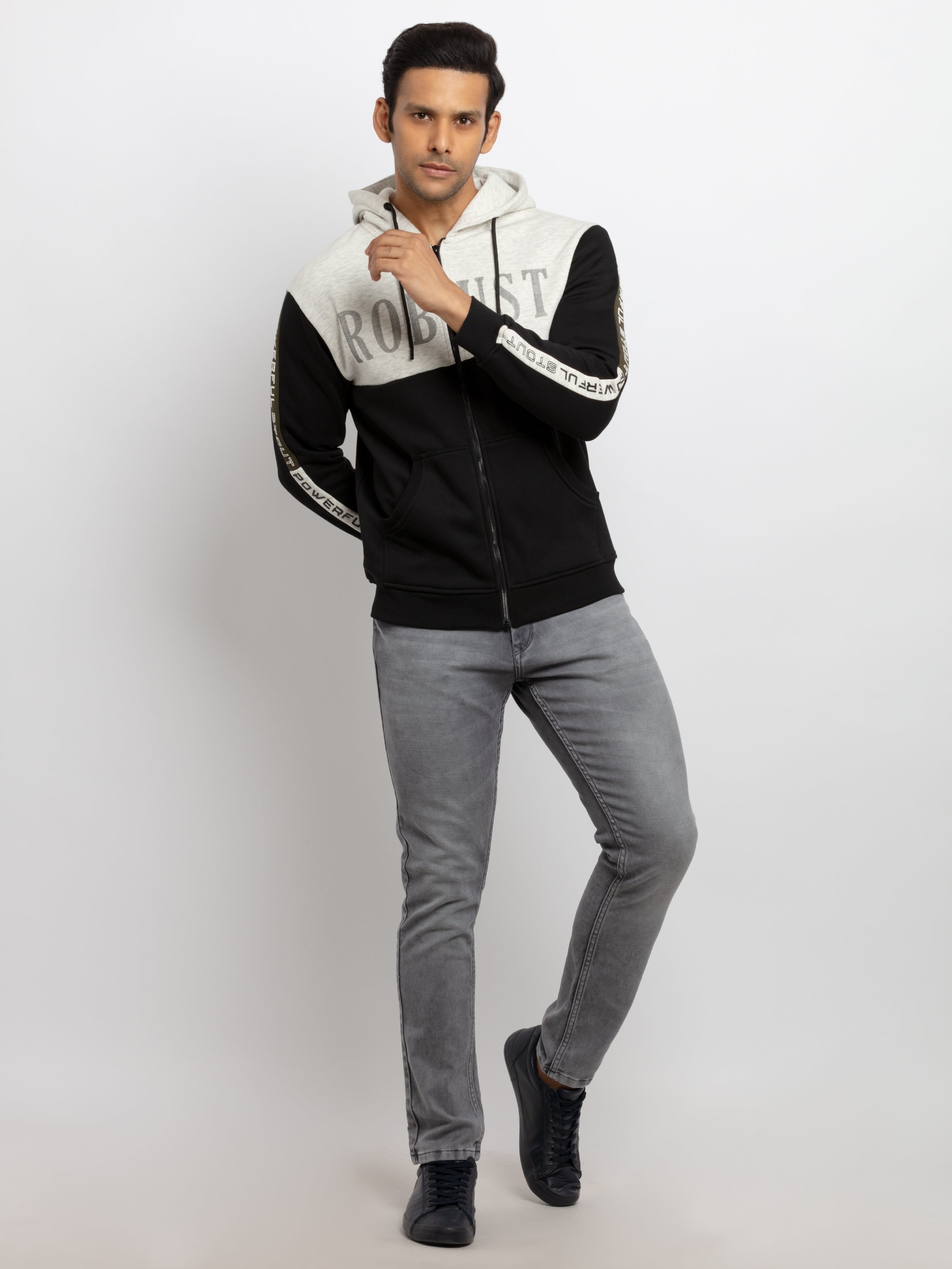 Mens Mix & Match Hooded Sweatshirt