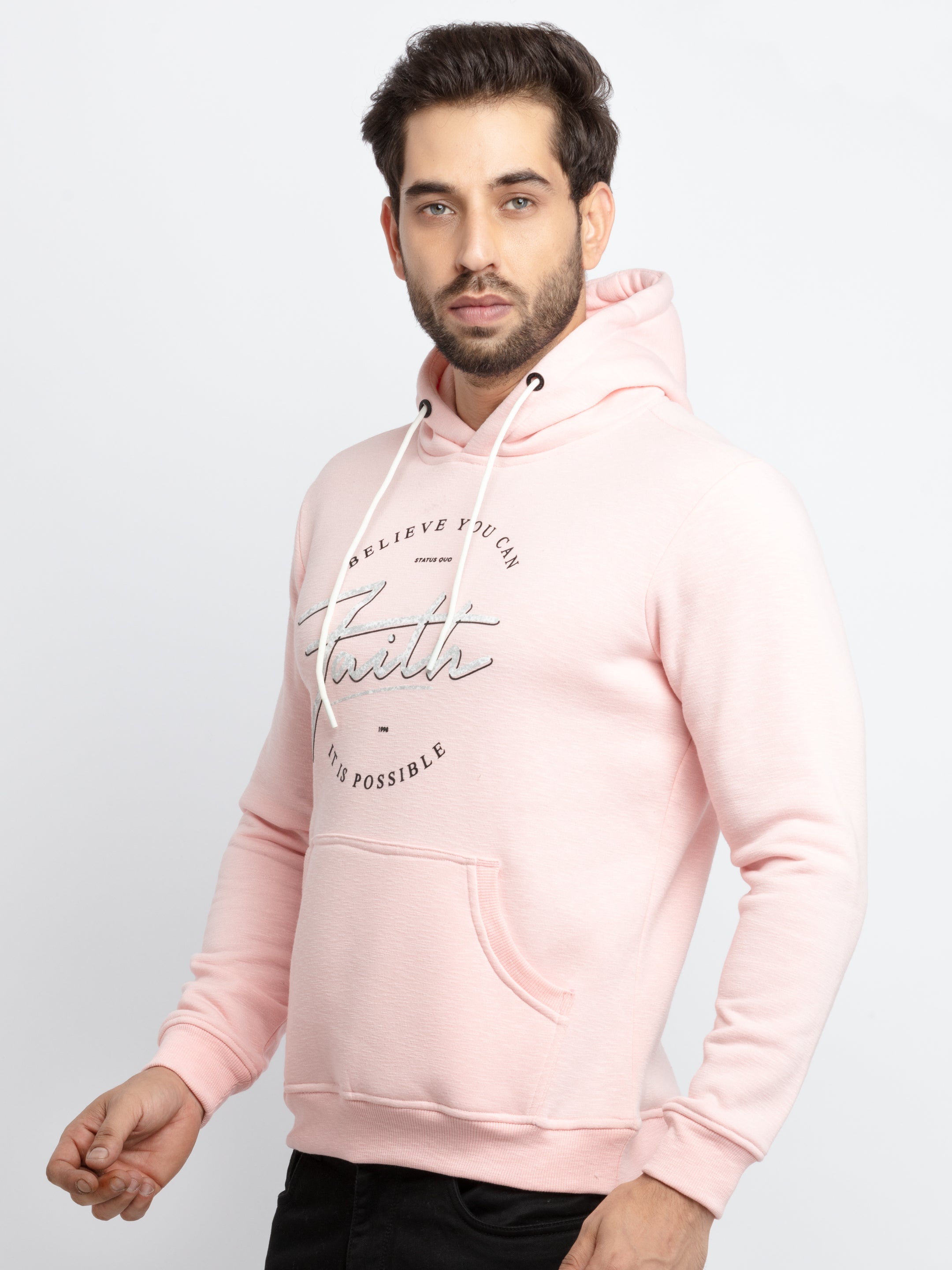 Mens Printed Hooded Sweatshirt Secondary image