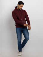 Mens Printed Hooded Sweatshirt