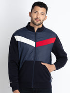 henley neck sweatshirt