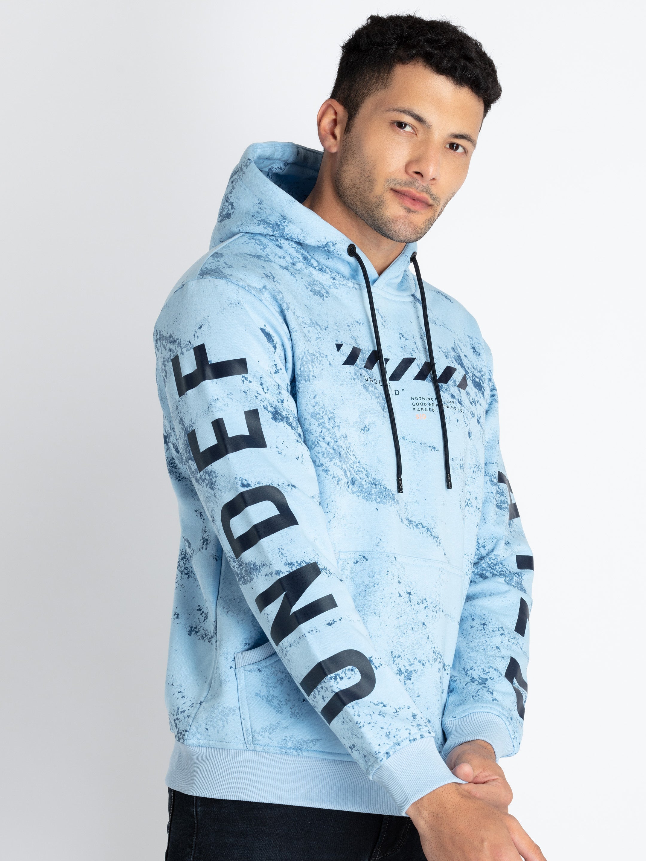 Mens All Over Print Sweatshirt With Hoodie