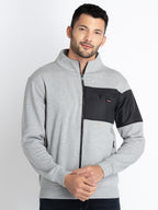 high neck sweatshirt for men