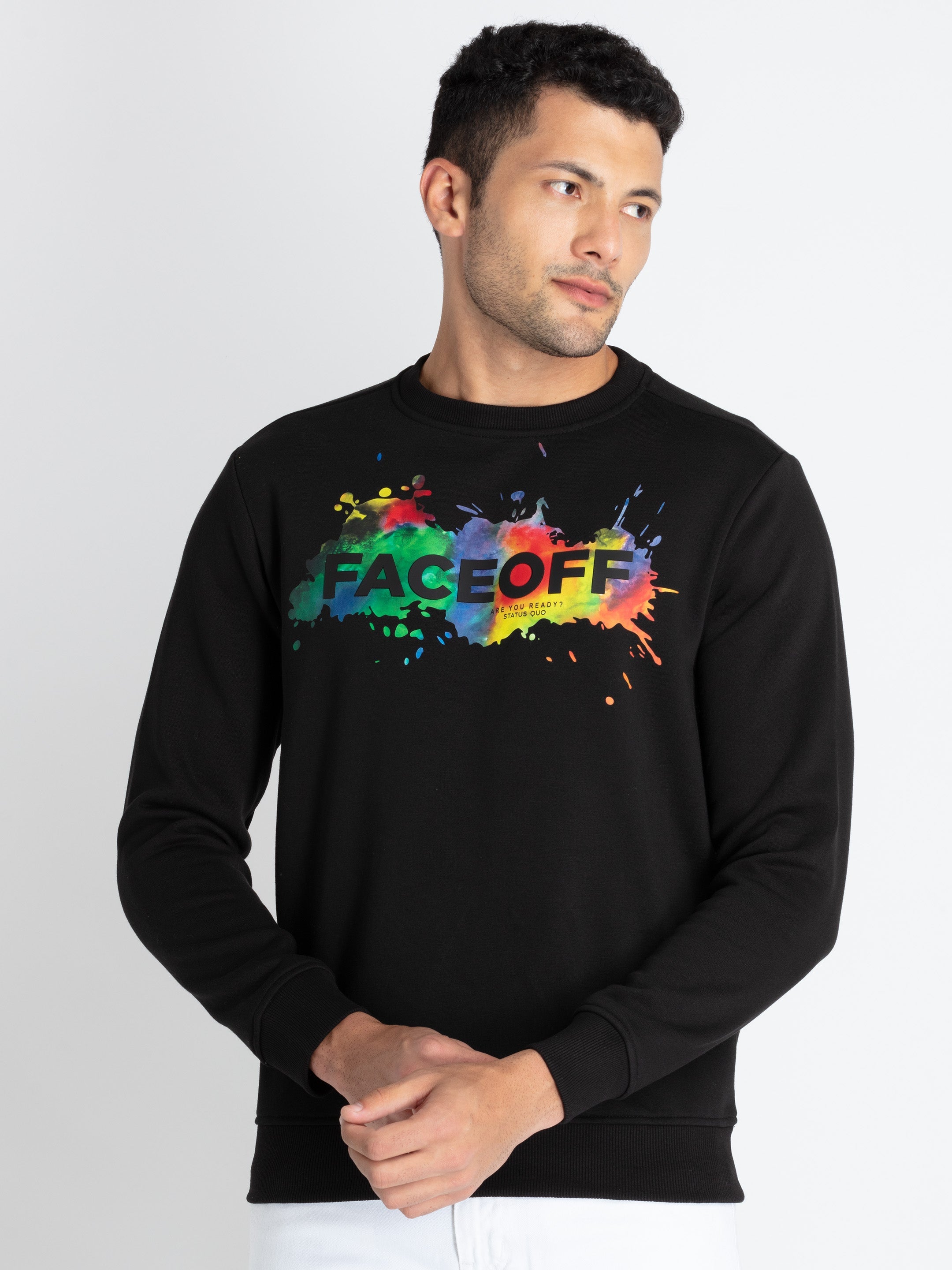 round neck sweatshirt for men Main image