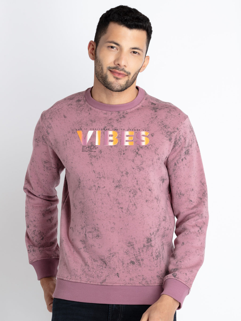 round neck sweatshirt for men