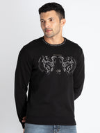 round neck sweatshirt for men
