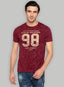 Wine Printed Tshirt