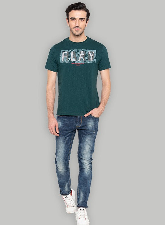 Chest Print T-Shirt