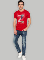 Chest Print T-Shirt