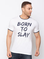 Status Quo |Printed Regular Fit Round Neck T-shirt - M, L, XL, XXL