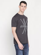 Printed  Round Neck  T-Shirt