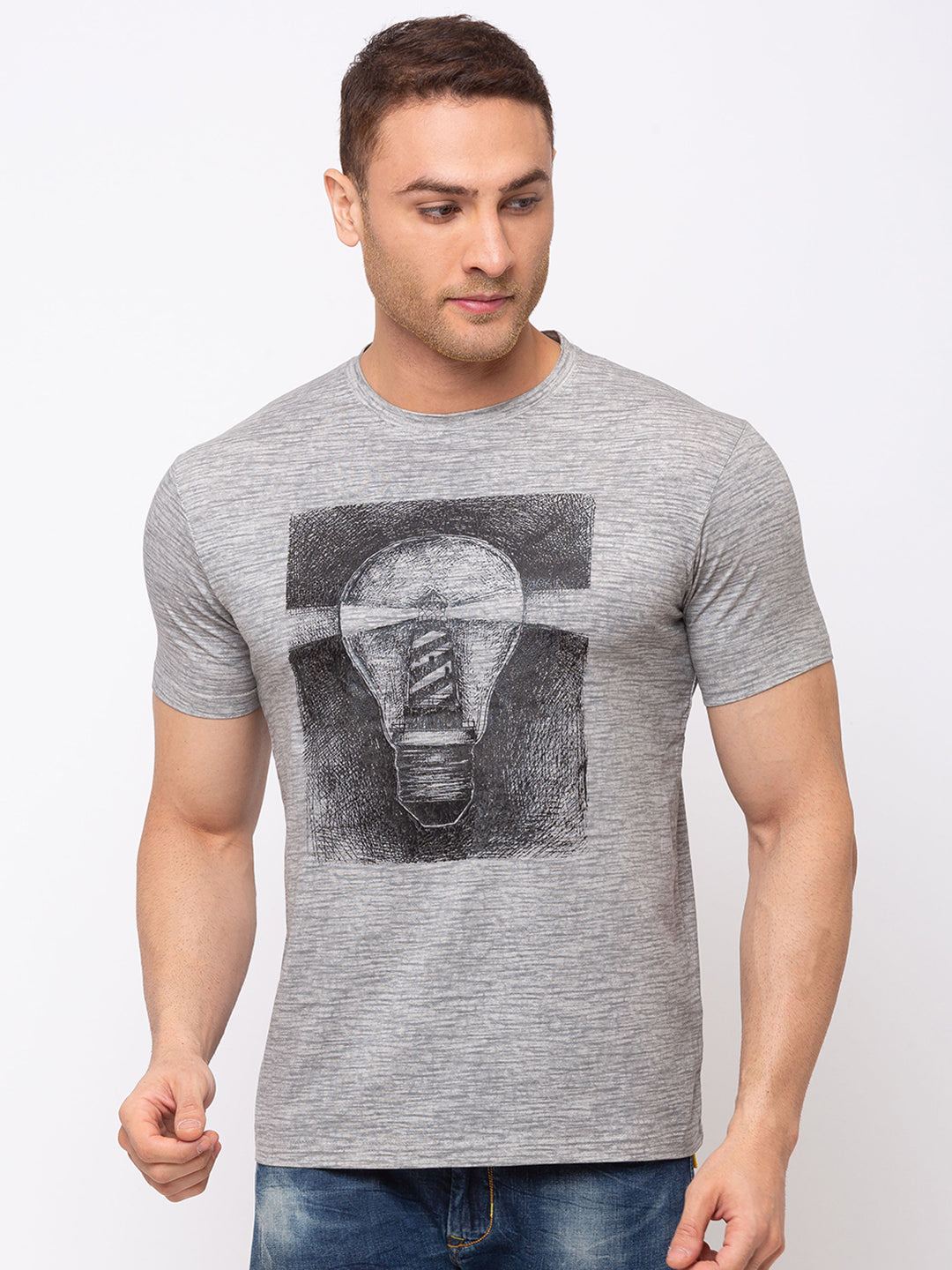 Graphic Printed Round Neck T-Shirt