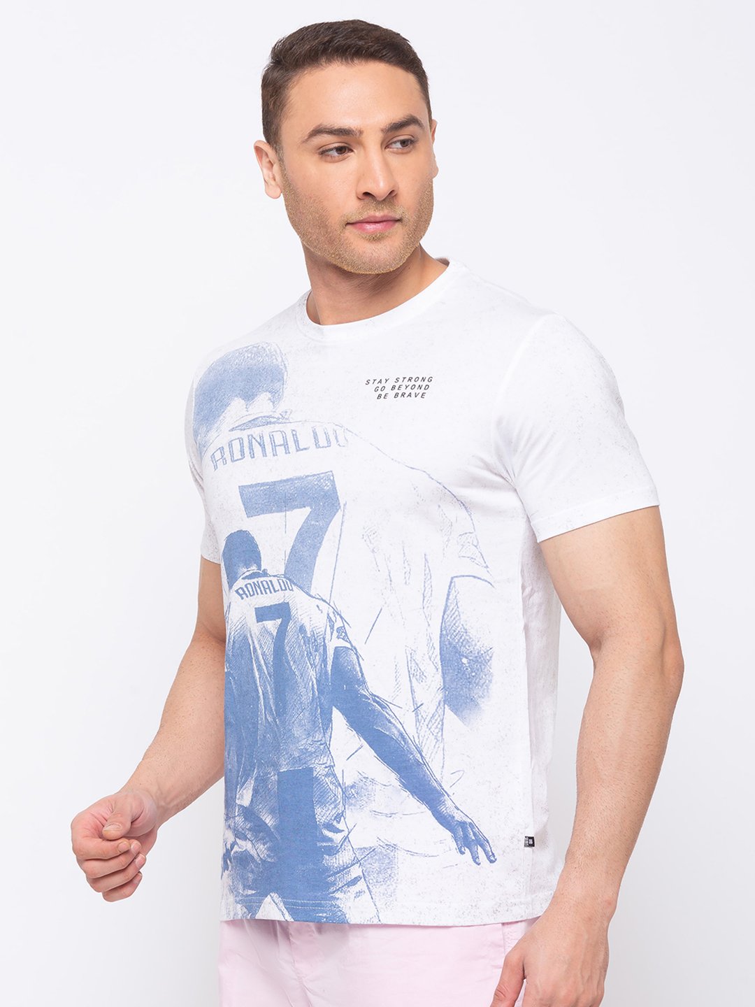 Printed Regular Fit Round Neck T-shirt