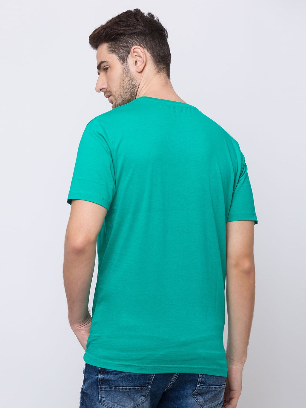 Printed Half Sleeves Round Neck T-Shirt
