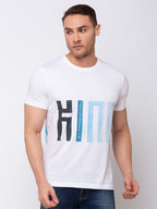 Status Quo |Placement Print Round Neck T-shirt which has Pigment Print - M, L, XL, XXL