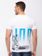 Placement Print Round Neck T-shirt
