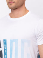Placement Print Round Neck T-shirt