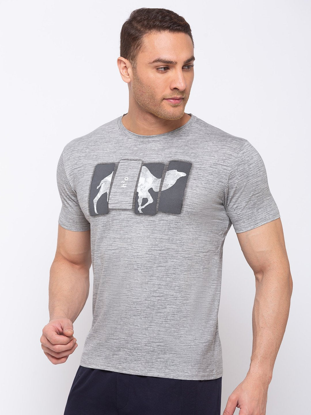 Printed Regular Fit Round Neck T-shirt