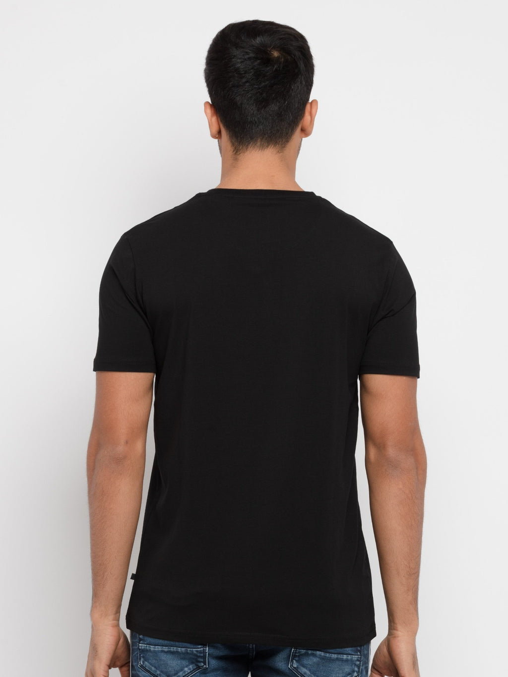 Mens Printed Round Neck T-Shirt