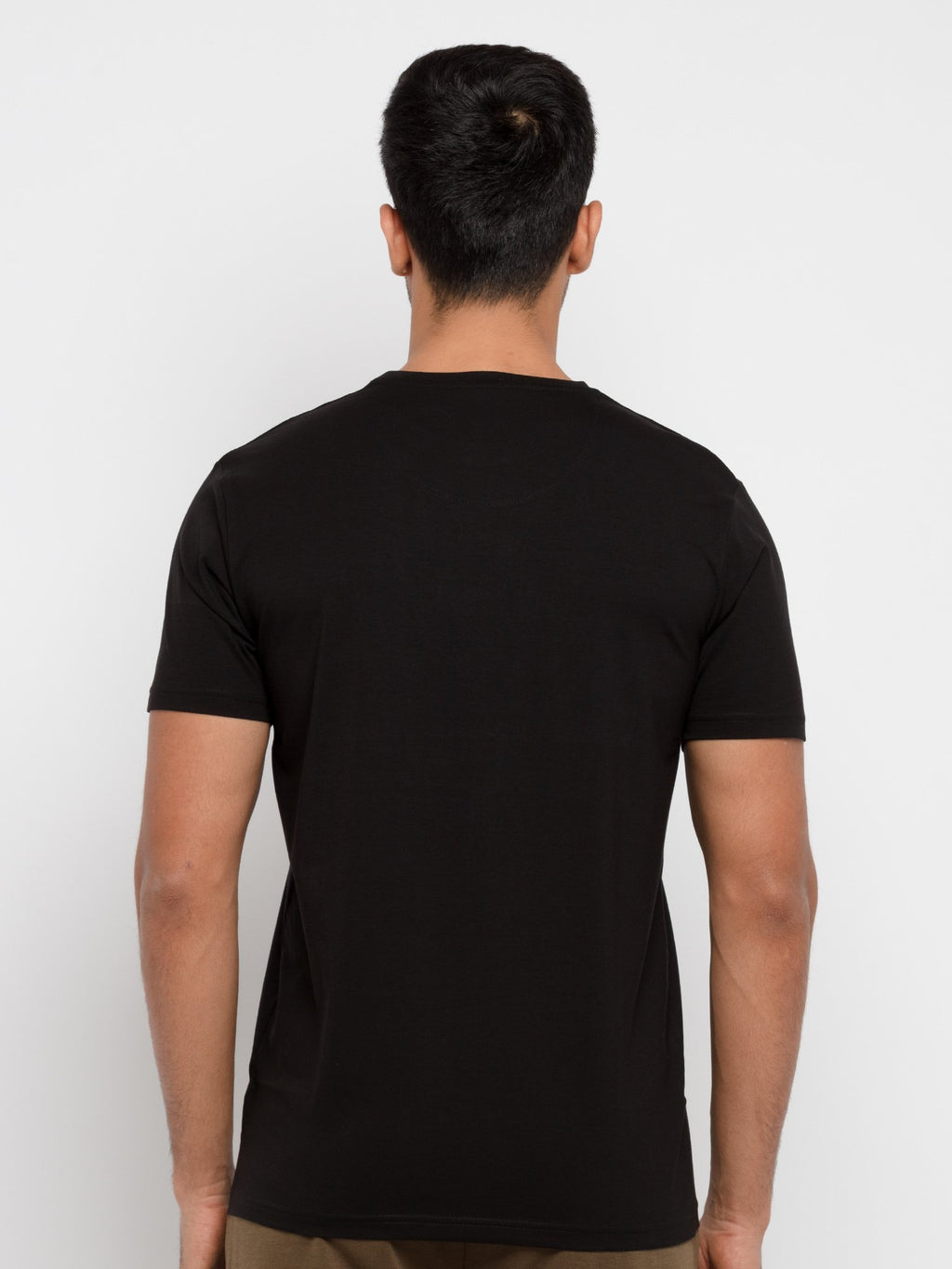 Mens Printed Round Neck T-Shirt