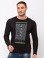 Status Quo |Chest Print Round Neck T-shirt with HD Print - 3XL, 4XL, 5XL