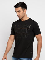 Mens Printed Round Neck T-Shirt