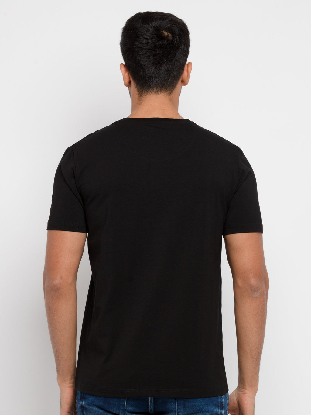 Mens Printed Round Neck T-Shirt