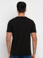 Mens Printed Round Neck T-Shirt