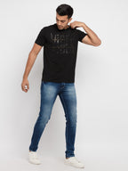 Mens Printed Round Neck T-Shirt