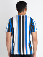 Mens All Over Print Round Neck T-Shirt