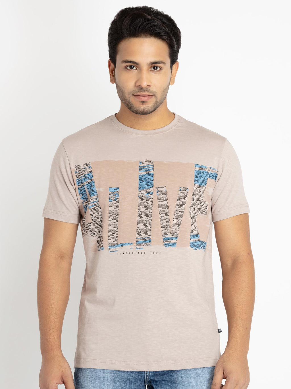 Status Quo |Men's Solid T-shirt - S, M, L, XL, XXL