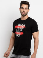 Mens Printed Round Neck T-Shirt