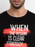 Mens Printed Round Neck T-Shirt