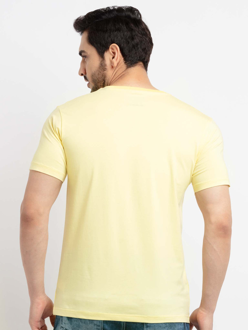 Mens Printed Round Neck T-Shirt