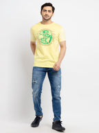 Mens Printed Round Neck T-Shirt