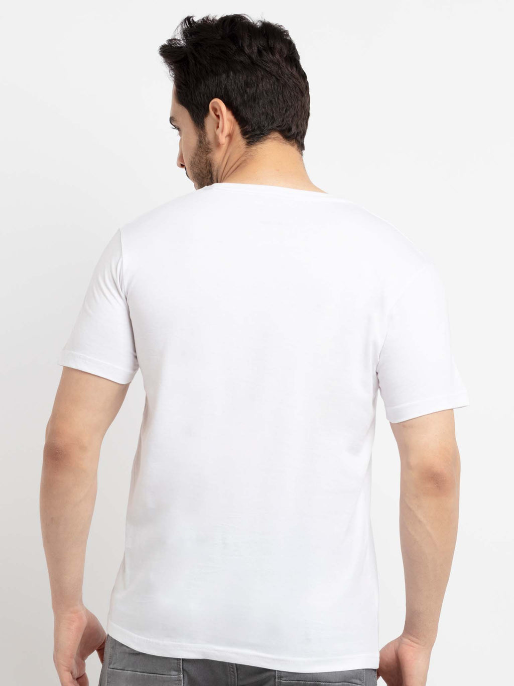 Mens Printed Round Neck T-Shirt