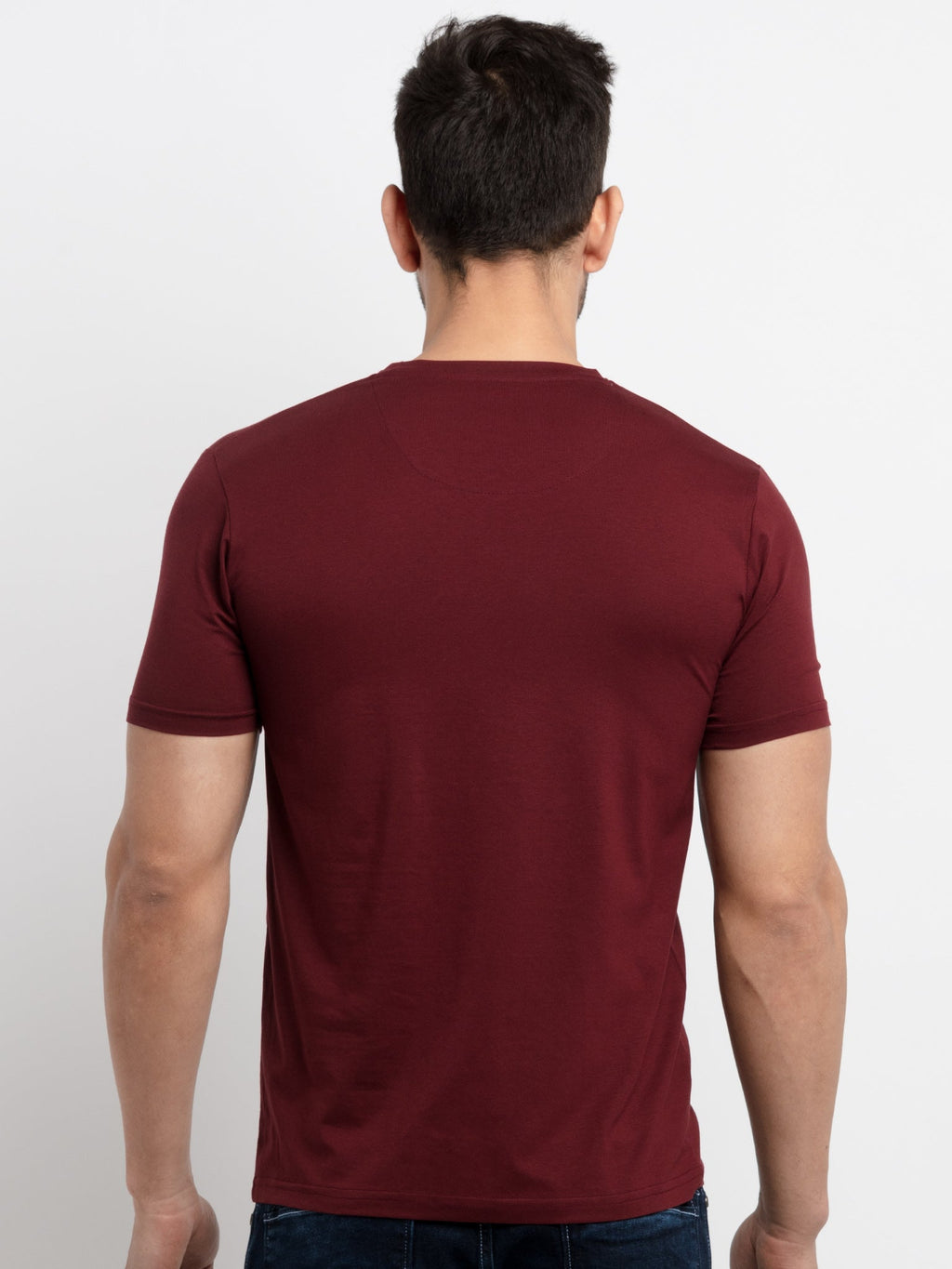 Mens Printed Round Neck T-Shirt