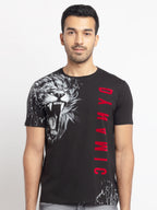Status Quo |Printed Regular Fit Round Neck T-shirt - S, M, L, XL, XXL