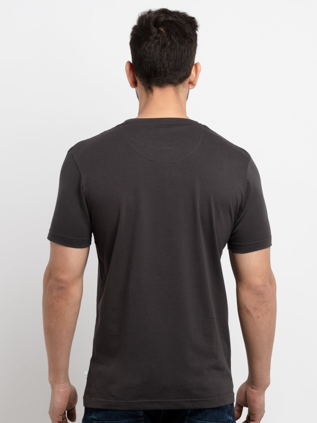 Mens Printed Round Neck T-Shirt