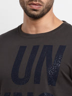 Mens Printed Round Neck T-Shirt