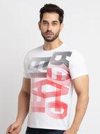 Mens Printed Round Neck T-Shirt