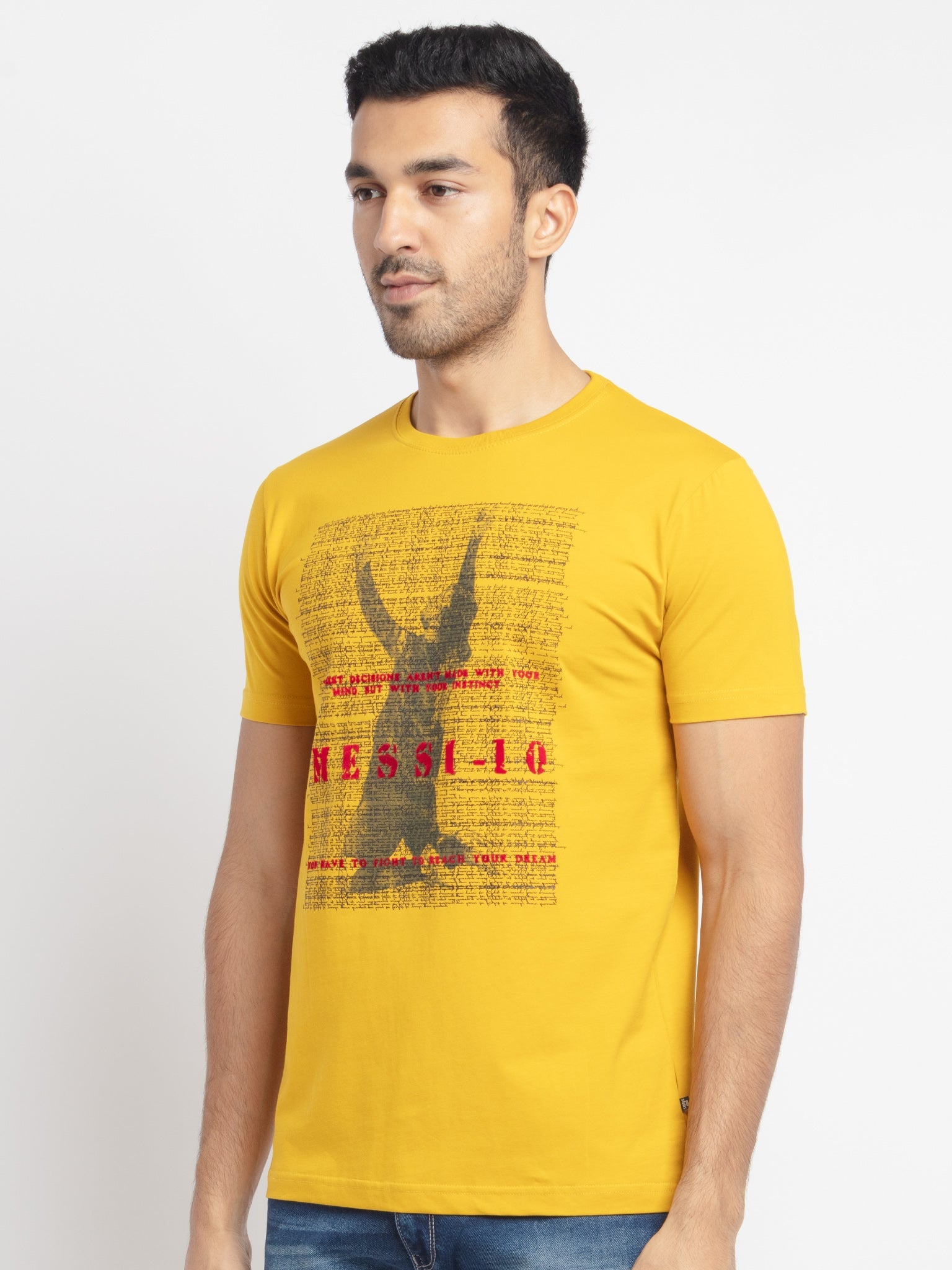 Mens Regular Fit Printed T-Shirt