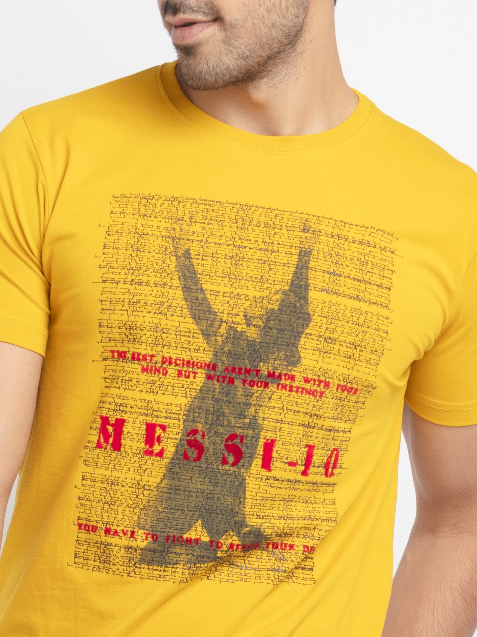 Mens Regular Fit Printed T-Shirt