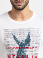 Mens Printed Round Neck T-Shirt