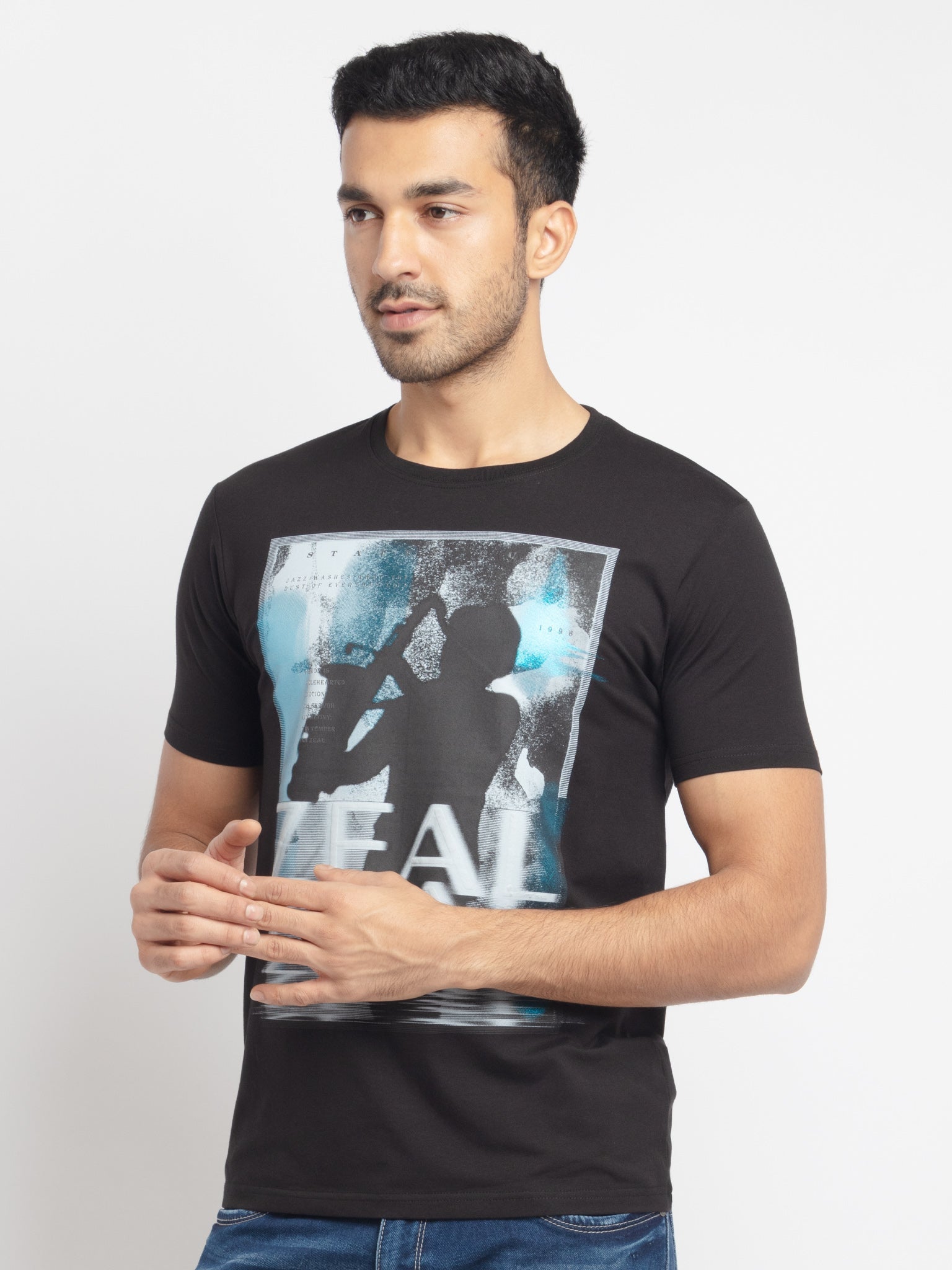 Mens Regular Fit Printed T-Shirt
